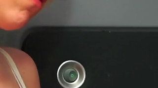 Penny to Turned on Her Man and Denial His Orgasm in the Shower Cabin