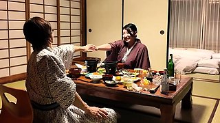 Subtitled POV Japanese AV busty bath blowjob handjob
