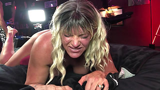 Hot Blonde Gets Pounded in Every Way Possible in her Dungeon