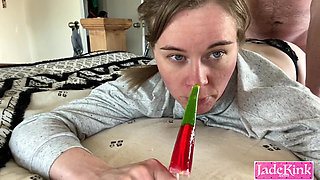 Innocent submissive girlfriend is dominated and used roughly