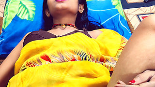 My big step sister was angry, we shared single bed, full Hindi Audio