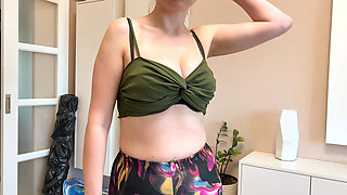 Real Cheating with My Husband's Friend While My Husband Is Away - Russian Amateur with Conversations