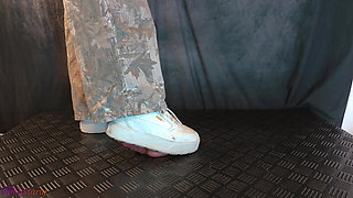 Stomped Under Her Dirty Sneakers - Cock Balls Crush Trample, Shoejob, Bootjob, CBT, Ballbusting, Trampling, Stomping