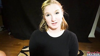 Lottie Peers Busty Blonde Sloopy Rimjob Deepthroat Greedy Swallow Cum!