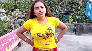 Busty Marathi Maid Naked Bathroom Prank - Stepbrother Surprise with MyBaby