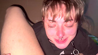 Throating the White Monster