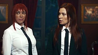 Real Life Hentai - Lesbian Demon Hunters Parasited Encounter