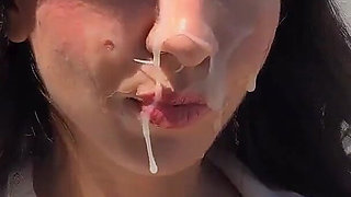 Cumwalk Next to the Beach and Risky Sex in the Bushes