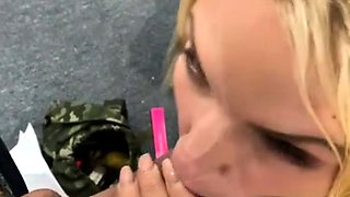 Nurse blows Doctor in the hospital and gets caught