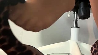 Maitresse Madelines solo foot fetish POV