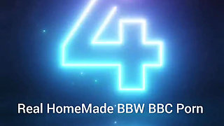 SSBBW Sucking Cream of BBC Nata4sex Hard Cock