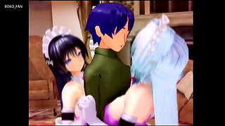 Milf bashes hero Alcia in intense hentai scene