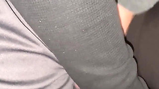 She Grabs a Stranger's Dick in Public