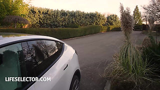 The Neighbor's Daughter Alice Zaffyre Sneaks in for Pleasure