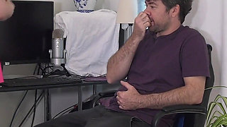 Stepmom Has a Hot New Pink Skirt and a Date with a Young Guy but Needs Her Stepson