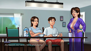 Stepmom Lucky Her Tenant Has a Big Cock - Summertime Saga