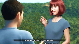 Big Ass Mom Sucks Stepsons Cock Under the Picnic Table  Gets Creampied Outdoors