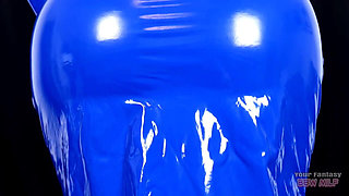 Kinky Pvc Dress Big Tits and Rope (mature MILF Swinger Big Ass Big Tits BBW Plump Amateur Homemade Jiggle Self Tied)