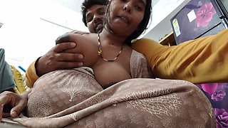stepBrother-sister romance in hindi audio - romantic boobs show video - Desi village bhabhi beautiful boobs and beautiful pussy.