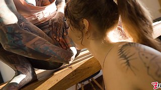 Toys, ATM, and Squirt Heavily Tattooed Girls Extreme Anal