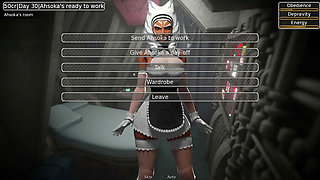 Ahsoka XXX - Ahsoka Tano's Handjob and her Big Tits
