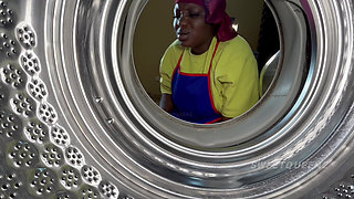 The Village Girl Can’t on the Washing Machine but Can Take Her Boss’s Dick