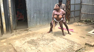 My Indian Bhabhi's Huge Ass Gets Fucked Outside - Homemade Desi Sex