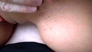 Horny EU milf fucks in the car