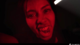 Ebony Vampire Seduces Female Mistress - Lesbian Hardcore Fantasy