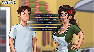 Summertime Saga: Cuckold Husband Watching His Wife's Impregnation By Other Guy - Ep6