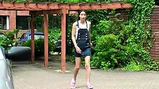 Teen Cute Italian Brunette Solo At