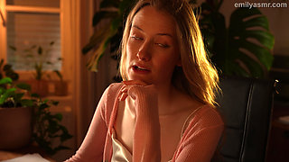 Job Interview Turns Steamy With The Secretary... - ASMR