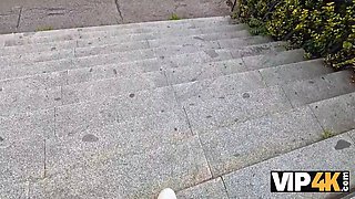 Vip4k. nice blondie cheating on her boyfriend for currency