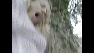 Lesbian Threesome Turns Into an Orgy in the Woods
