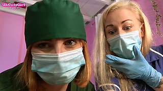 Medical Exam - Naughty Nurse Vs Strict Doctor Urethral Sounding & Milking