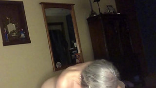 Squirting Granny Sucks Cock B4 Cowgirl! Maxxximummilf
