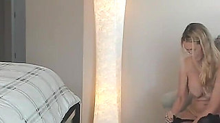 Trying on N Modeling Body Stockings