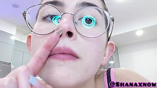 Snot Fetish Nose Toying
