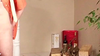 Blonde MILF is finally happy that the representative comes and fucks him