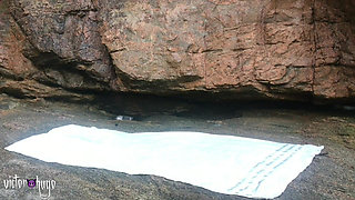 Hanging Out with a Friend at the Beach