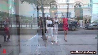 European slaves public disgraced