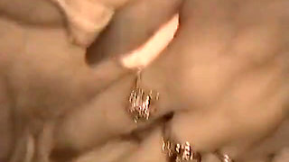 Real Amateur Homemade Stepaunt Gets Ass Fucked with Dildo & Sucks Cock Shows Feet Anal