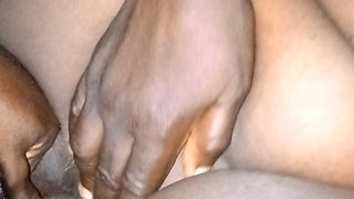 Enjoying my stepson 10inc big black cock while his dad is out huge cumshot