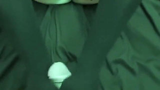 Blindfolded Boy Gets Submissive at His Mistress's Feet