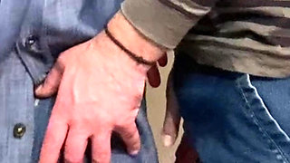 Dirty Fantasy! Old Perv Rubbing Perfect Pussy in Subway