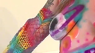 Savanna Star Double Shower Solo: Rave Fantasy Pussy Play & Toe Tease