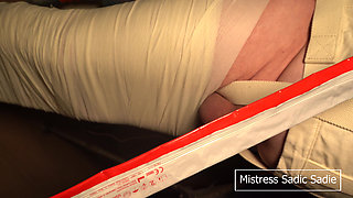 Shoving in a Catheter While My Patient Is Standing in Bondage