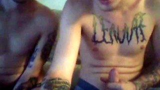 Twink Twins Masturbating on Webcam