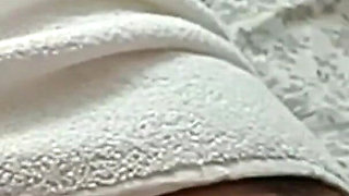 Massager Gives Boobs Massage to Wife -2