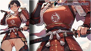 Samurai Girl Gets Dick Instead Of Katana